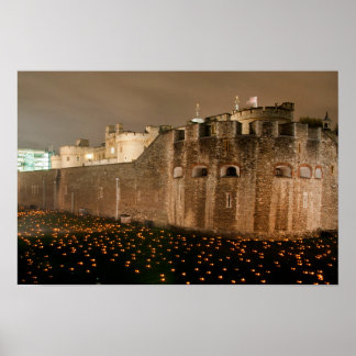 Poster Tour de Londres au-delà de l'ombre grandissante
