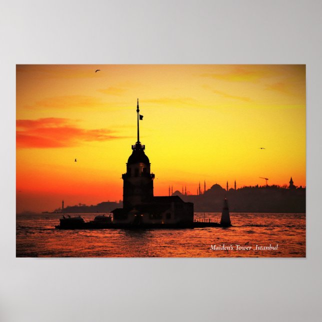 Poster Tour de Maiden .Istanbul Turquie (Devant)