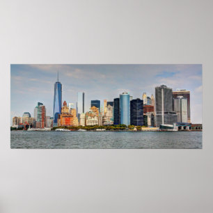 Poster Tour de New York City Skyline/W Fredom