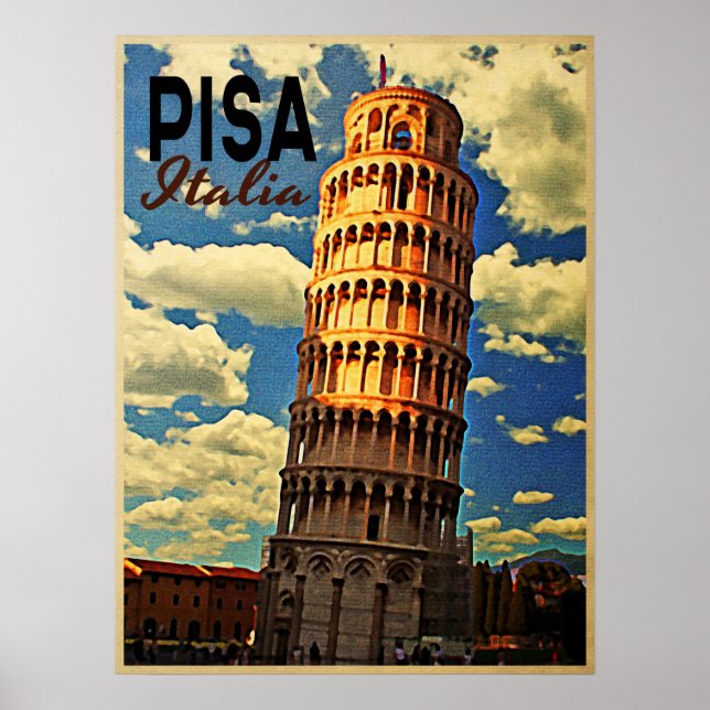 Poster Tour de Pise (Devant)