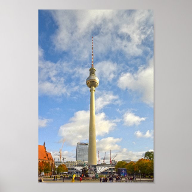 Poster Tour de télévision, Berlin, Allemagne (Devant)