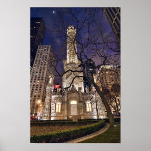 Poster Tour d'eau de Chicago