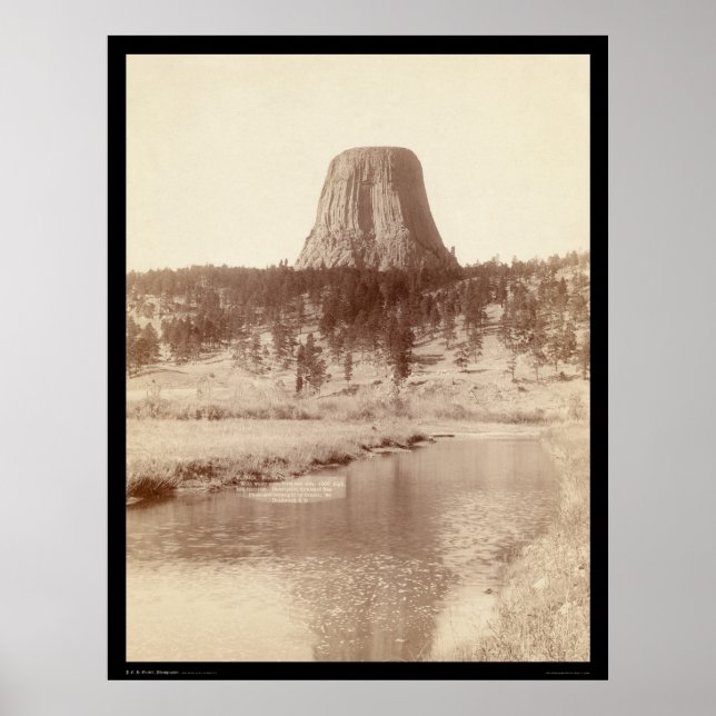 Poster Tour du Diable avec eau WY 1890 (Devant)
