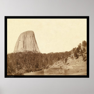 Poster Tour du diable ou pavillon d'ours WY 1888
