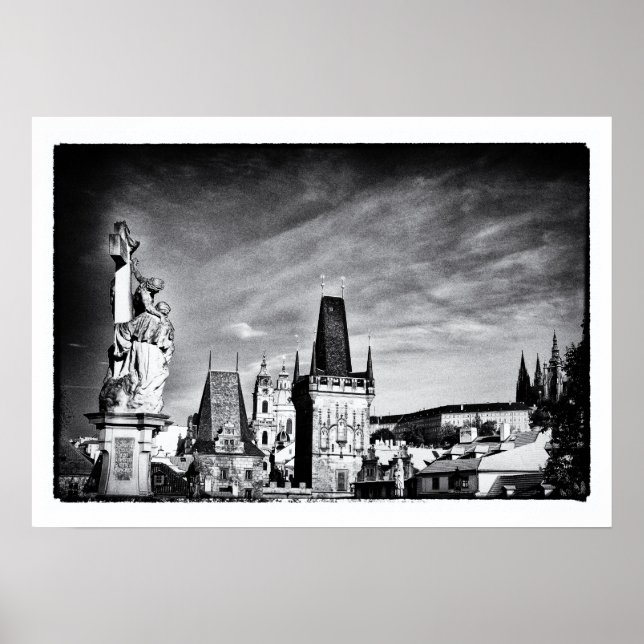 Poster Tour du Pont Prague et Charles /Czechia (Devant)