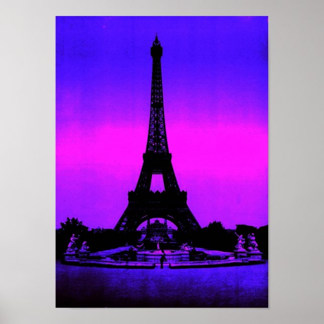 Poster Tour Eiffel (Devant)
