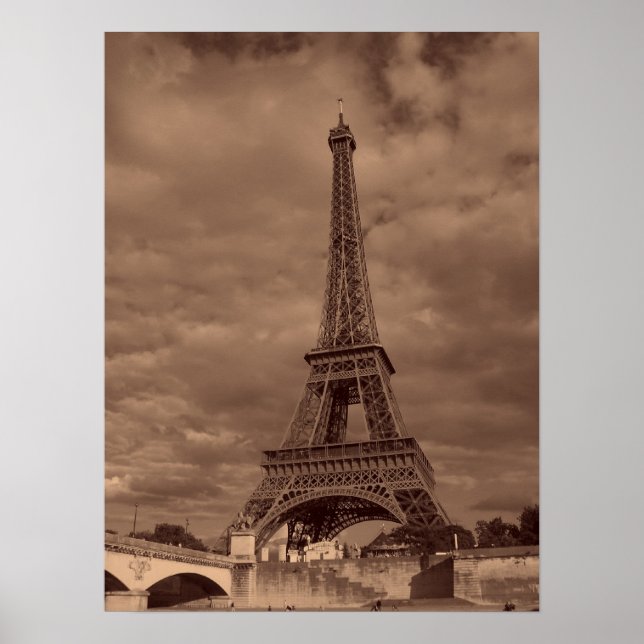 Poster Tour Eiffel (Devant)