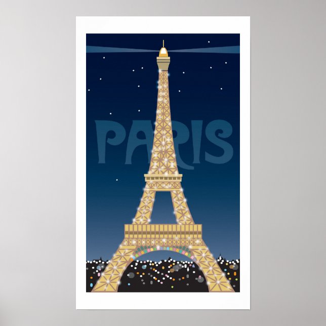 Poster Tour Eiffel (Devant)