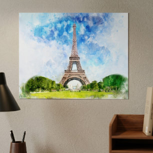 Poster Tour Eiffel à Paris nr1