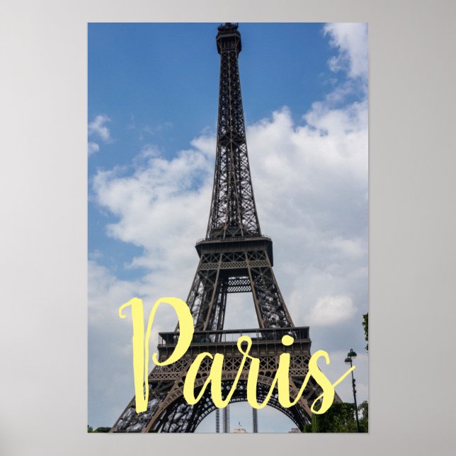 Poster Tour Eiffel Paris (Devant)