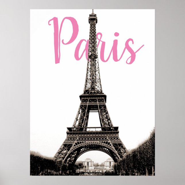 Poster Tour Eiffel Paris (Devant)