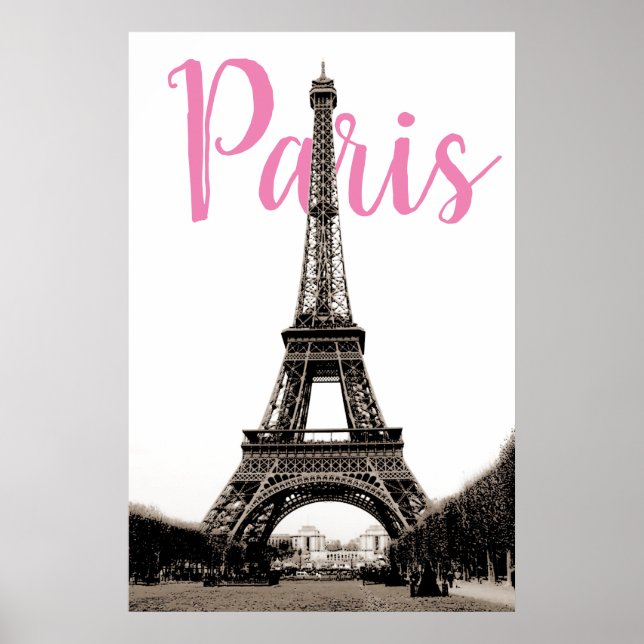 Poster Tour Eiffel Paris (Devant)