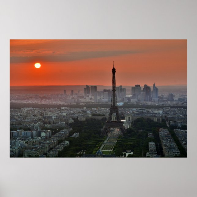 Poster Tour Eiffel Paris Europe Travel (Devant)
