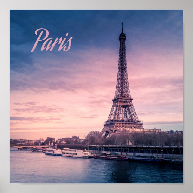 Poster Tour eiffel Paris France (Devant)