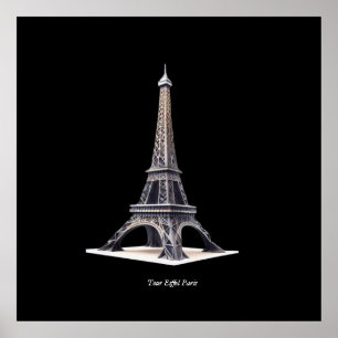Poster Tour Eiffel Paris France