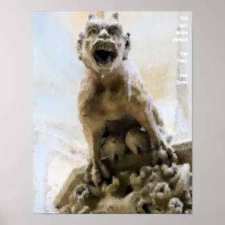 Poster Tour Saint Jacques Grotesque
