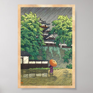 Poster Tour Udo, Château de Kumamoto (Kumamoto-jô Udoyagu