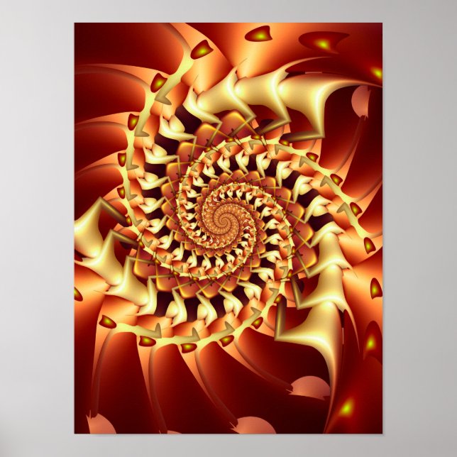 Poster Tourbillon de bronze (Devant)
