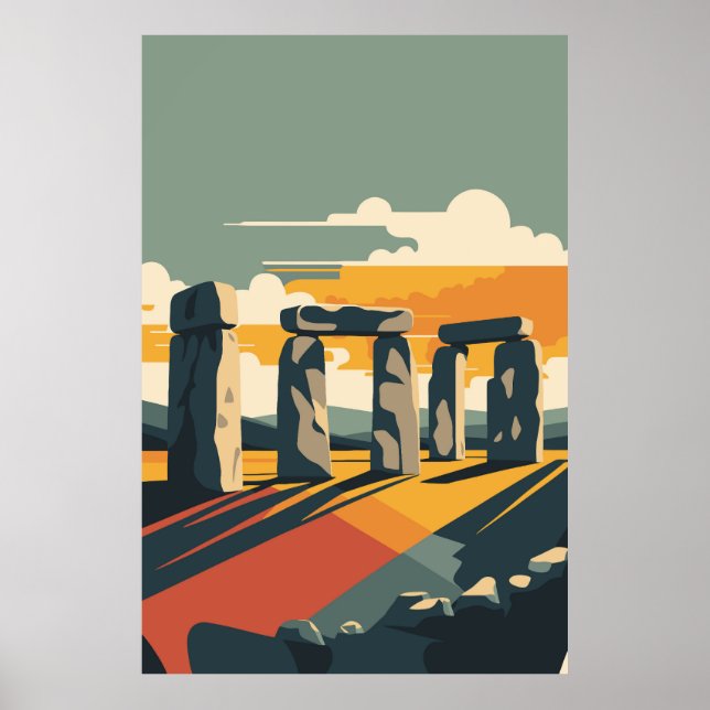 Poster Tourisme en Angleterre (Devant)