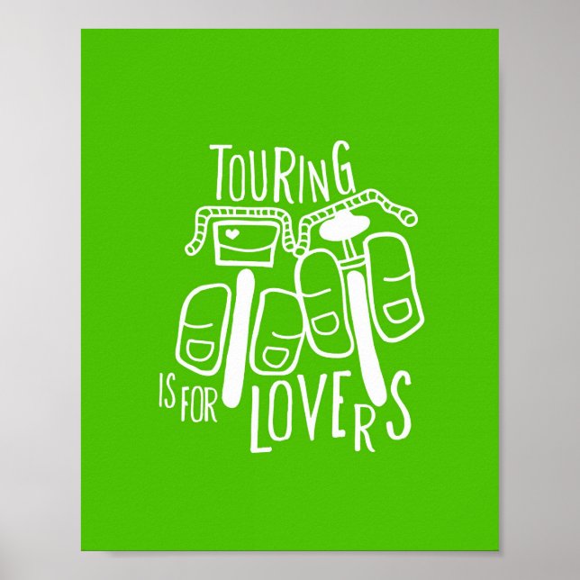 Poster Tourisme pour les amoureux - 8x10 (Devant)