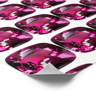Poster Tourmaline Gemstone rose