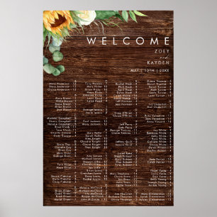 Poster Tournée de pays audacieux   Siège Alphabétique En 
