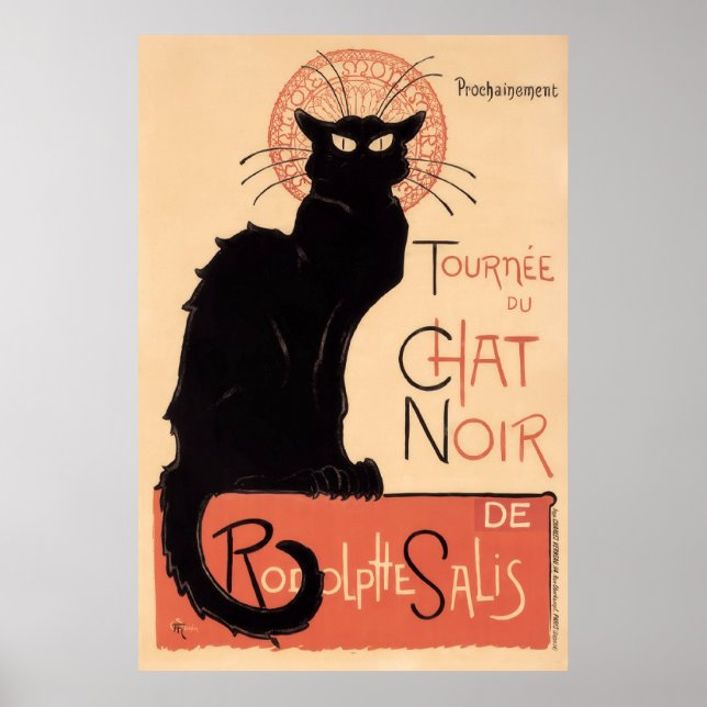 Poster Tournee du Conversation Noir (1896) (Devant)