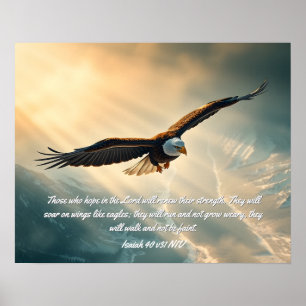 Poster Tourner sur des ailes comme des aigles  