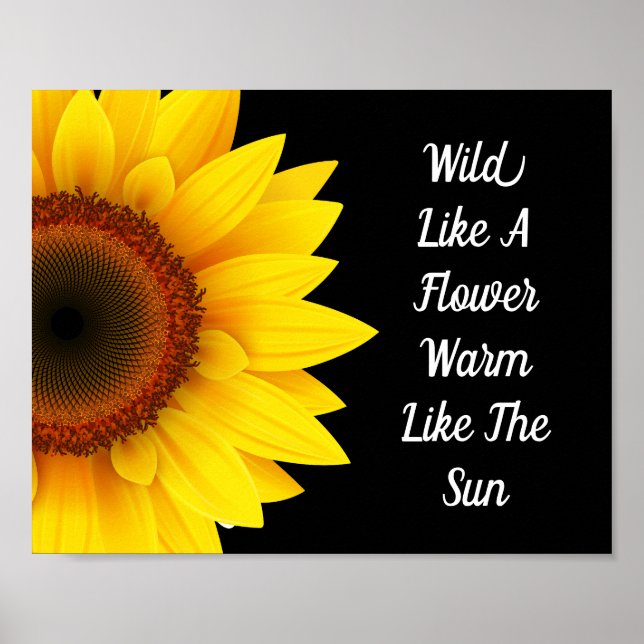 Poster Tournesol (Devant)