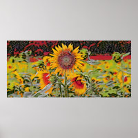 tournesol à pois