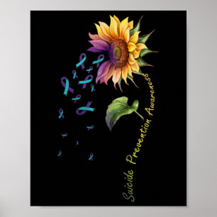 Poster Tournesol de sensibilisation à la prévention du su