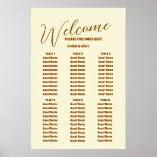 Poster Tournesol Eucalyptus Floral Mariage botanique