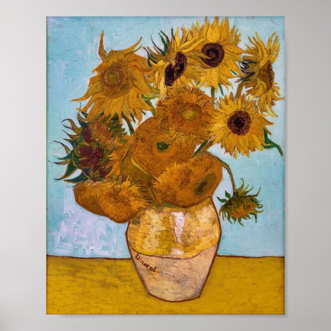 Poster Tournesols  (Devant)