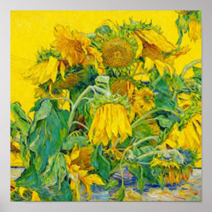 Poster Tournesols d'après Van Gogh