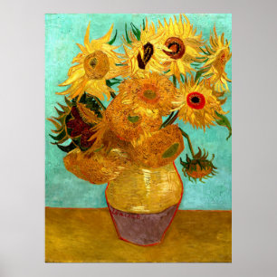 Poster Tournesols hollandais vintage par Vincent van Gogh