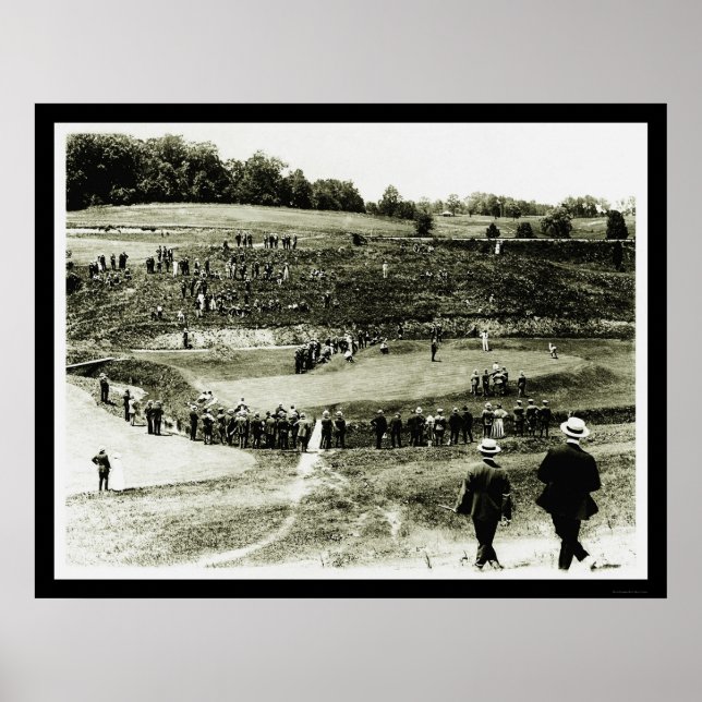 Poster Tournoi de golf à Washington, DC 1914 (Devant)