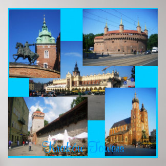 Poster Tours de Cracovie