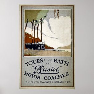 Poster Tours from Bath by Bristol Motor Coaches