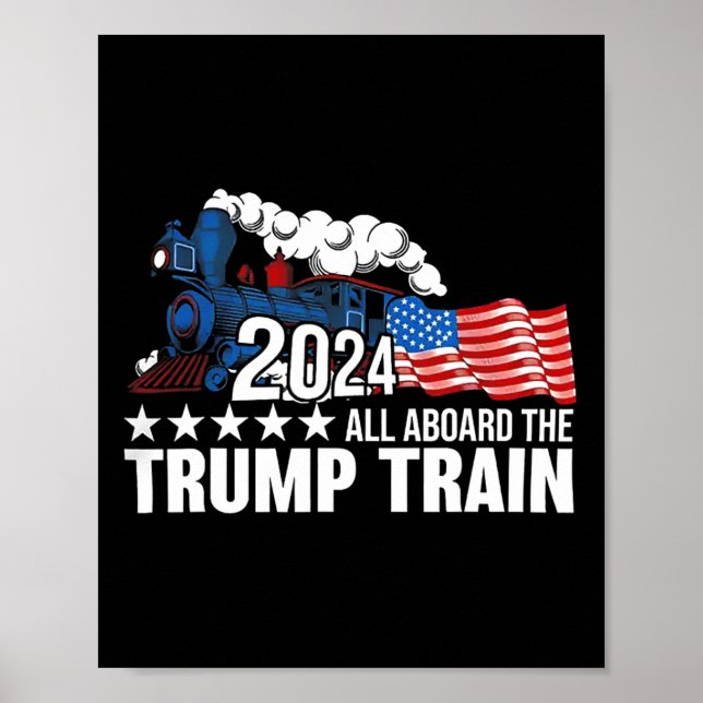 Poster Tous à bord du train Trump (Devant)