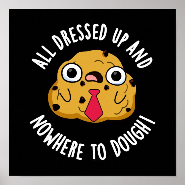 Poster Tous Habillés Et Nulle Part Pour Étouffer Pun Dark (Devant)