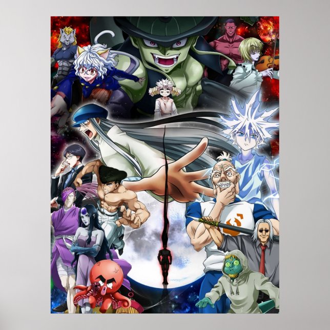 Poster Tous les caractères Anime (Devant)