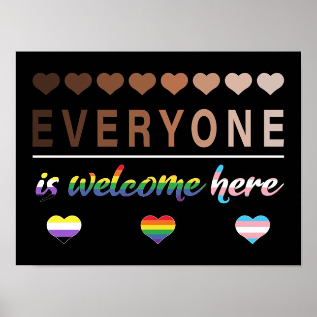 Poster Tous sont les bienvenus ici Tous sont les bienvenu (Devant)