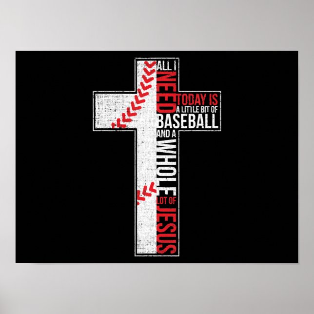 Poster Tout ce dont j'ai besoin, c'est du baseball et de  (Devant)