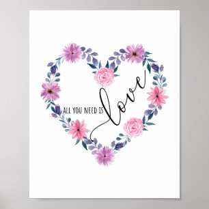 Poster Tout ce dont tu as besoin, c'est d'amour