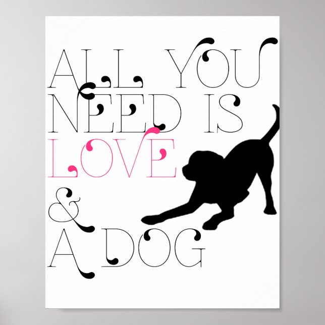 Poster "Tout ce dont vous avez besoin, c'est de l'amour e (Devant)