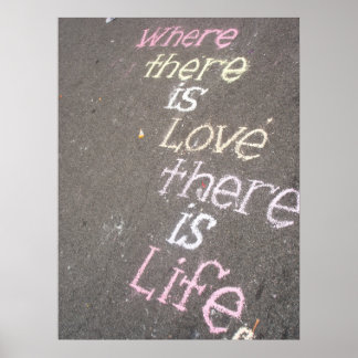 Poster Tout Ce Dont Vous Avez Besoin Est L'Amour