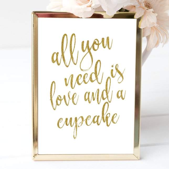 Poster Tout ce dont vous avez besoin est l'amour et un cu (Créateur téléchargé)