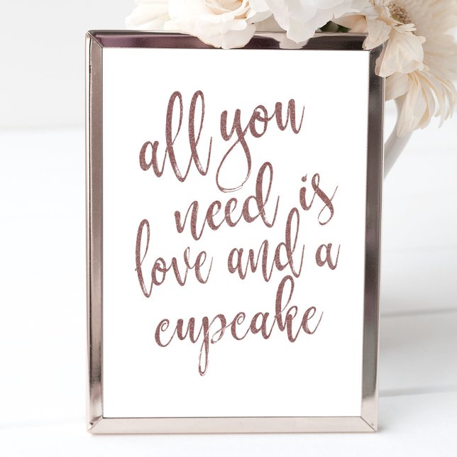 Poster Tout ce dont vous avez besoin est l'amour et un cu (Créateur téléchargé)
