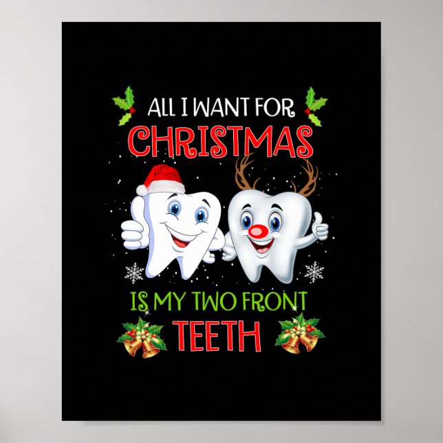 Poster tout ce que je veux pour noël, c'est que mes deux  (Devant)