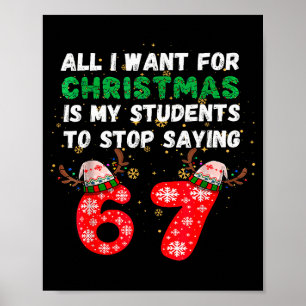 Poster Tout ce que je veux pour Noël, c'est que mes élève